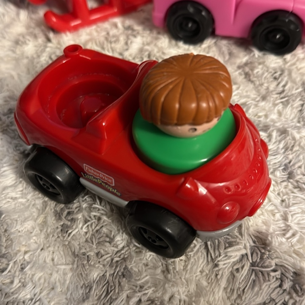 Y2K playschool little people all pieces included Colorful Kids Toy Vehicle Set - Picture 11 of 17
